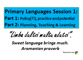 Primary MFL session 1