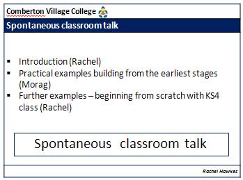 Spontaneous Talk