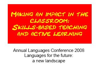 Skills-based teaching