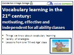 Vocabulary Session